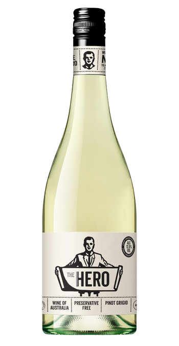 The Hero of Zero Pinot Grigio Preservative Free 2023 - Mulit Region, Australia