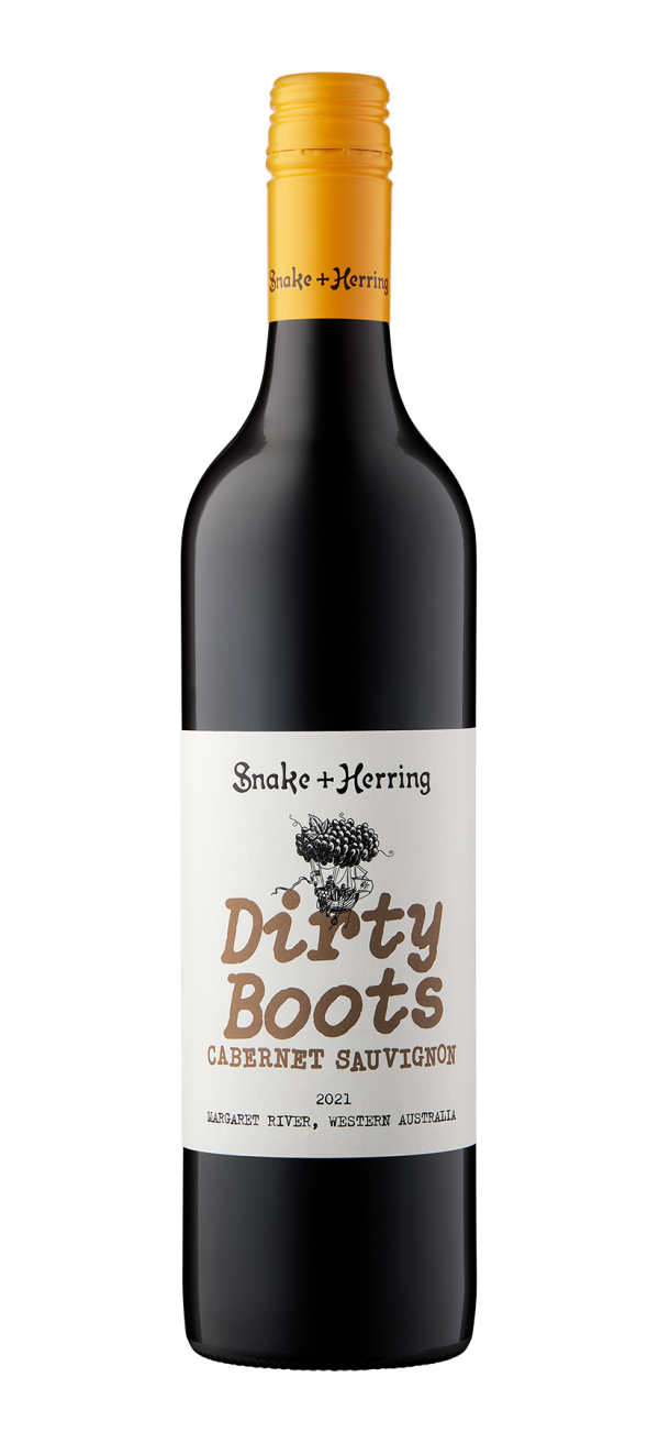 Snake & Herring Dirty Boots Cabernet Sauvignon 2021 - Margaret River, Western Australia