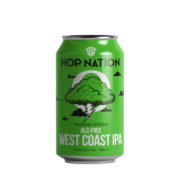 Hop Nation Passing Storm Alcohol-Free West Coast IPA