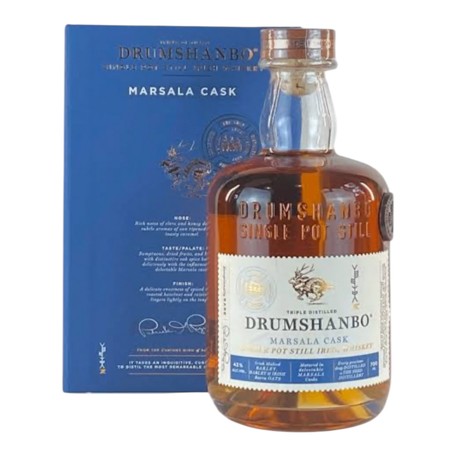 Drumshanbo Marsala Cask Single Pot Irish Whiskey