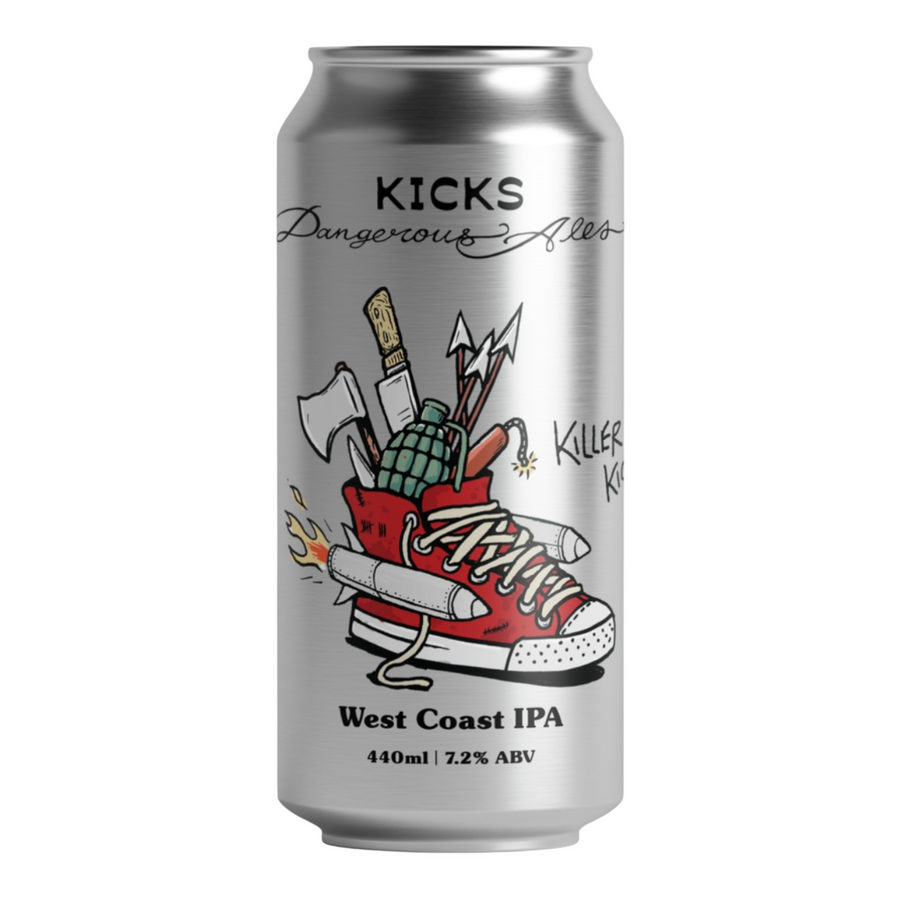 Dangerous Ales x Kicks Brewing Killer Kicks West Coast IPA