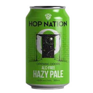 Hop Nation Opening Doors Hazy Pale Alcohol Free