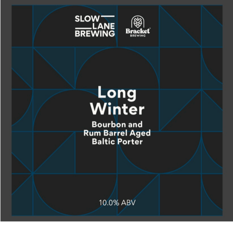 Slow Lane x Bracket Long Winter Bourbon & Rum Barrel Aged Baltic Porter