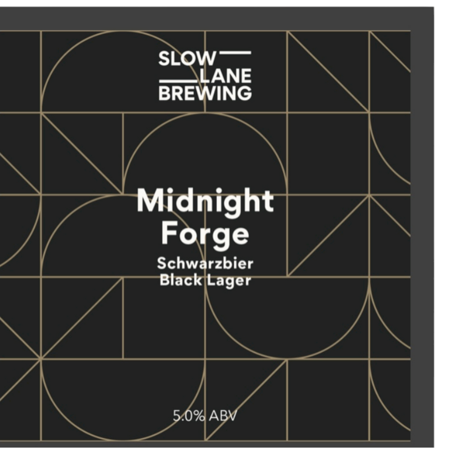 Slow Lane Midnight Forge Schwarzbier Black Lager
