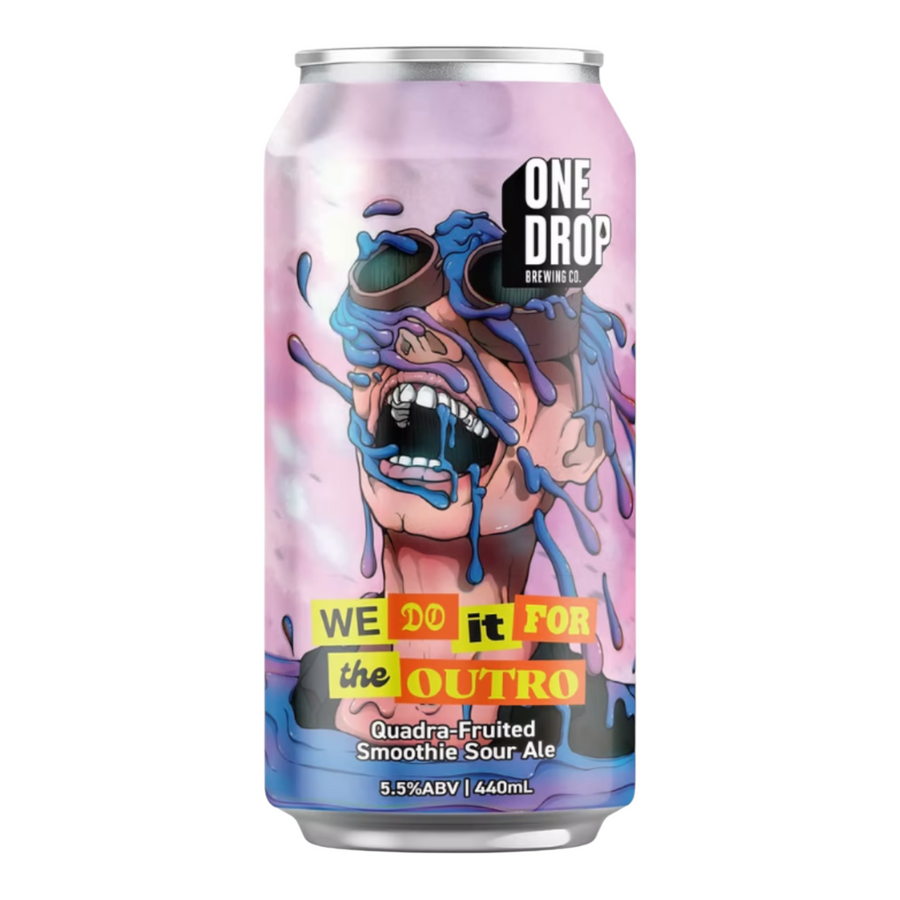 One Drop Brewing Co WE DO IT FOR THE OUTRO Fruited Smoothy Sour