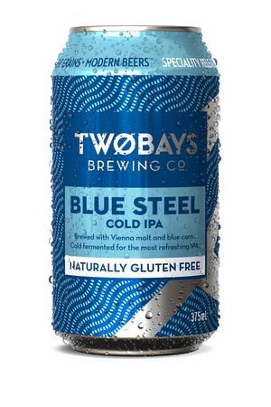 TwoBays Brewing Blue Steel Cold IPA - Gluten Free