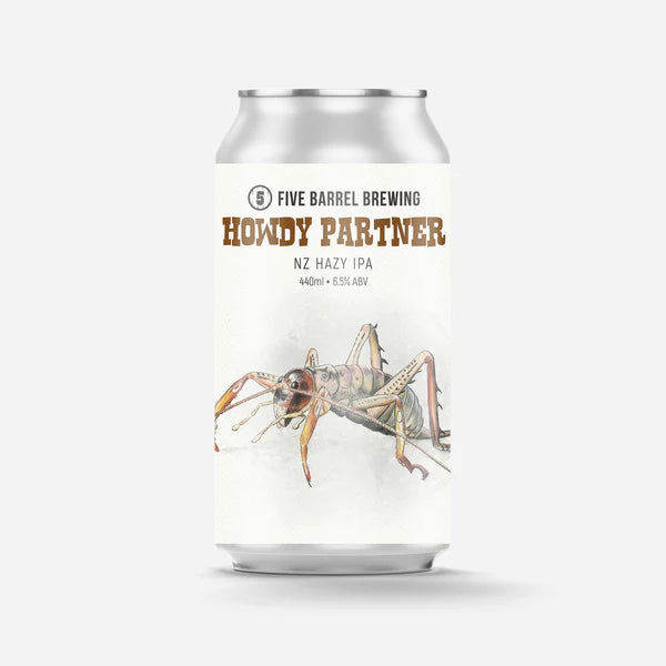 Five Barrel Howdy Partner NZ Hazy IPA
