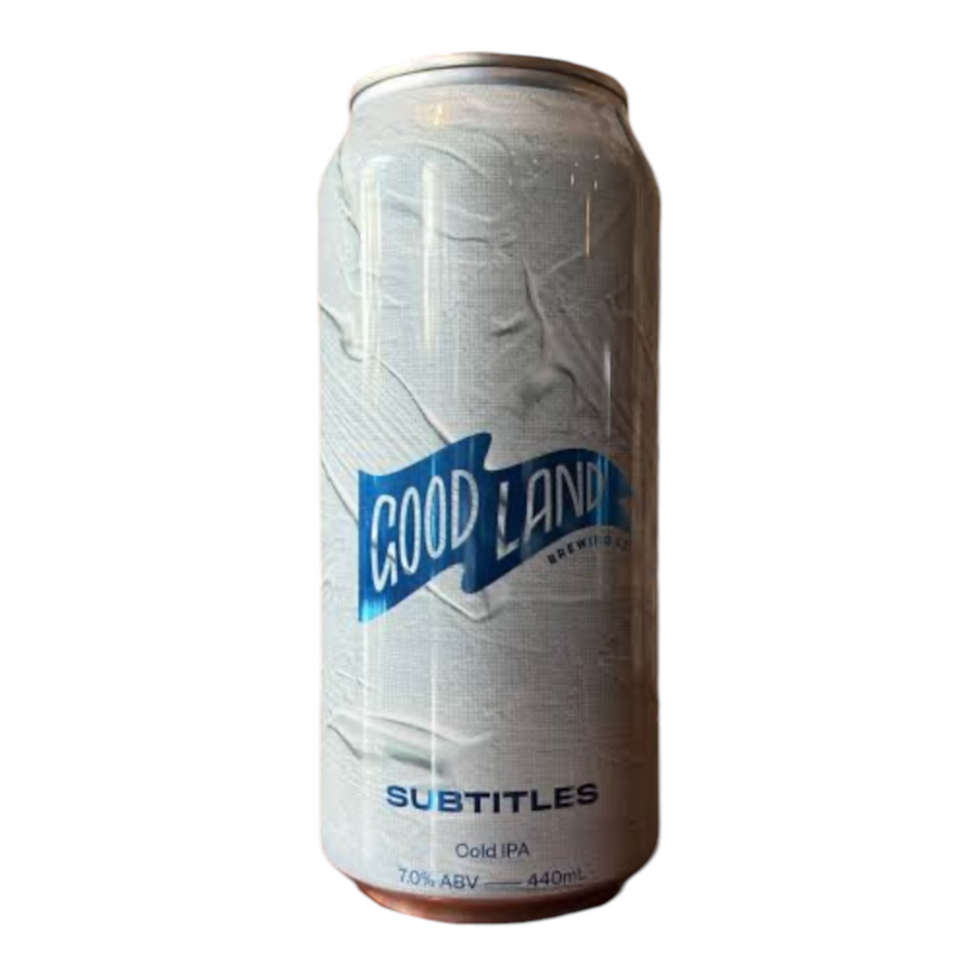 Good Land Brewing Subtitles Cold IPA