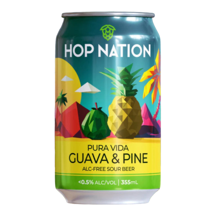 Hop Nation Pura Vida Guava & Pine Alcohol-Free Sour