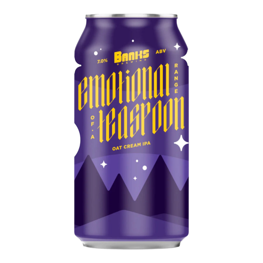 Banks Brewing Emotional Range of a Teaspoon Oat Cream IPA