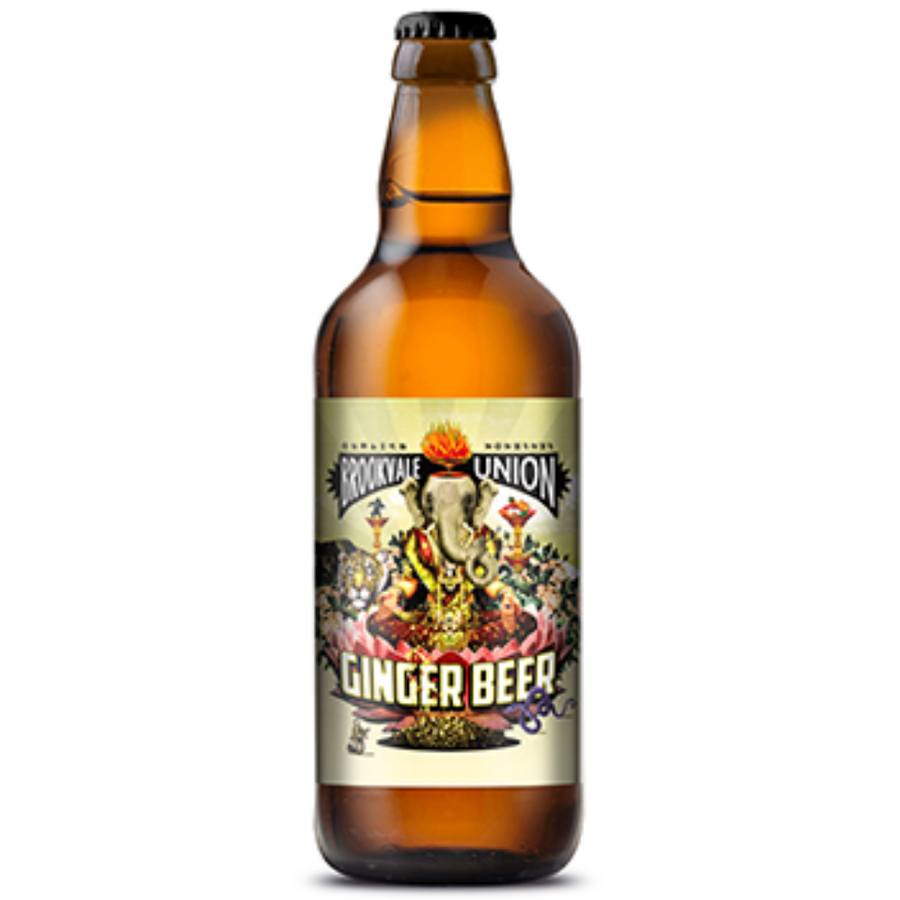 Brookvale Union Ginger Beer bottles