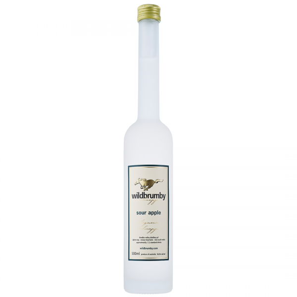 Wildbrumby Sour Apple Schnapps - Snowy Mountains, NSW