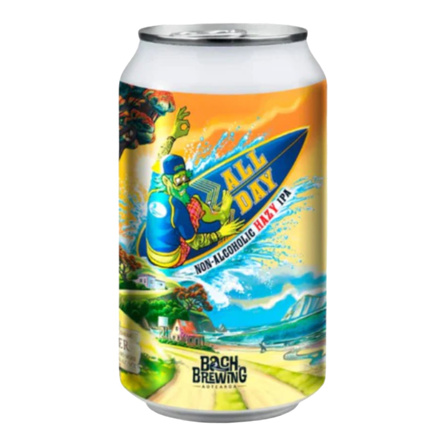 Bach Brewing All Day Hazy Non Alcoholic IPA